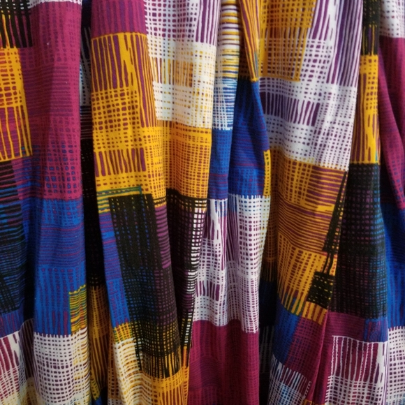 LuLaRoe Madison. Multicolored full/knee length. S - Picture 4 of 4